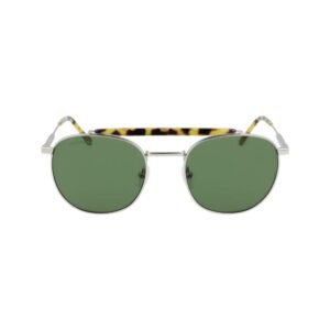 Gafas de sol Lacoste de metal plateado