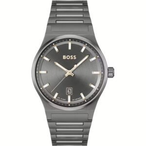 Reloj de vestir Hugo Boss de acero inoxidable gris