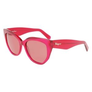 Gafas de sol Ferragamo de acetato rojo