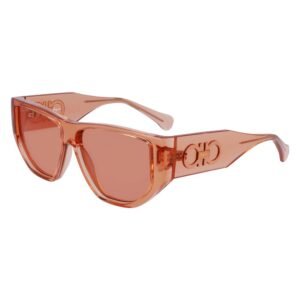 Gafas de sol inyectadas en naranja Ferragamo