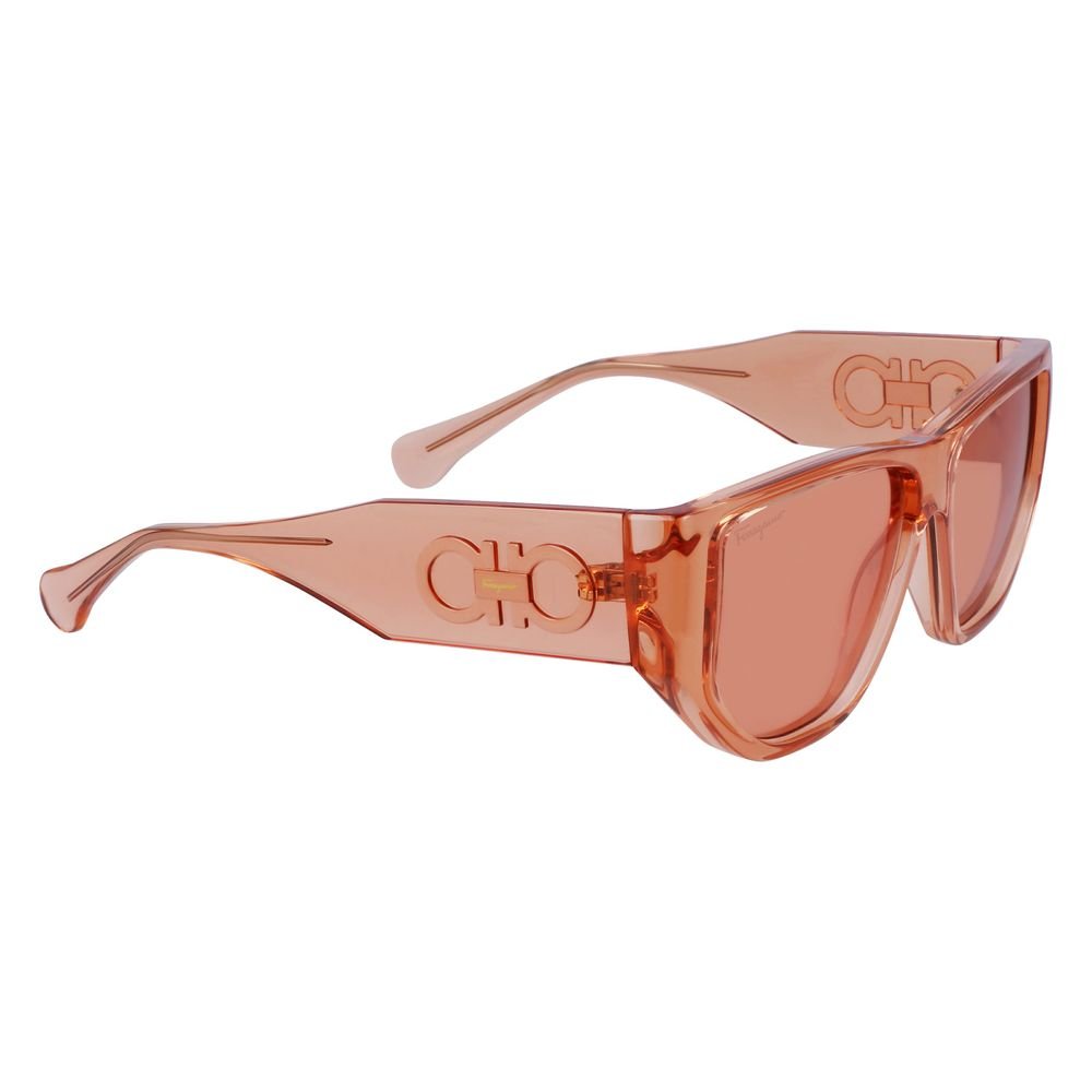 Gafas de sol inyectadas en naranja Ferragamo - Imagen 3