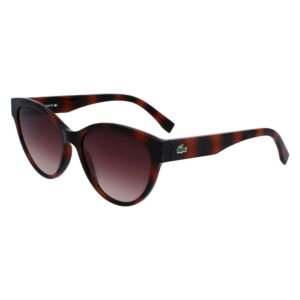 Gafas de sol con lentes inyectadas marrones Lacoste