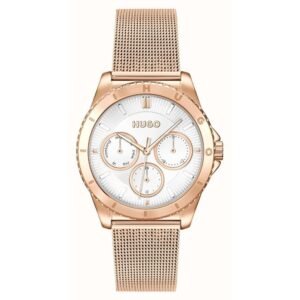 Reloj de vestir Hugo Boss de acero inoxidable dorado