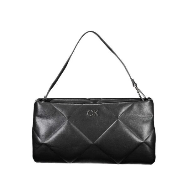 Bolso de mano de poliéster negro para mujer de Calvin Klein