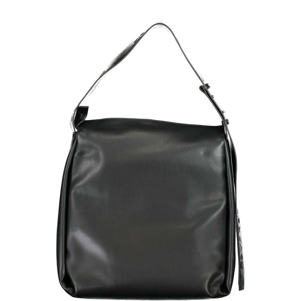 Bolso de mano Calvin Klein de poliéster negro para mujer - Imagen 2
