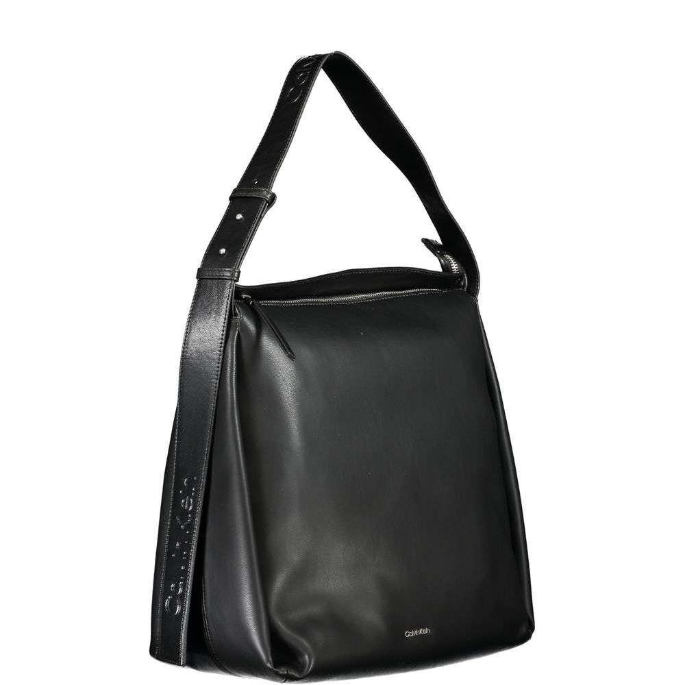 Bolso de mano Calvin Klein de poliéster negro para mujer - Imagen 3