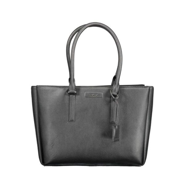 Bolso de mano Calvin Klein de polietileno negro para mujer