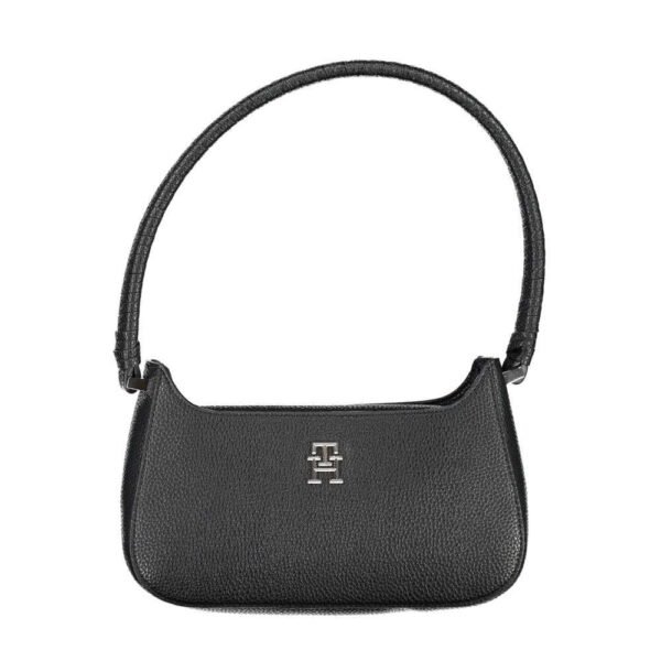 Bolso de mano Tommy Hilfiger de poliuretano negro para mujer