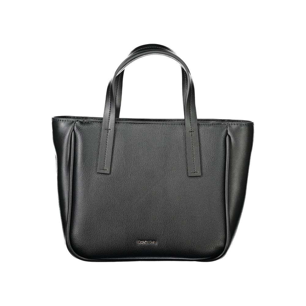 Bolso de mano Calvin Klein de polietileno negro para mujer