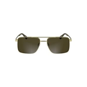 Gafas de sol Calvin Klein de metal dorado para hombre