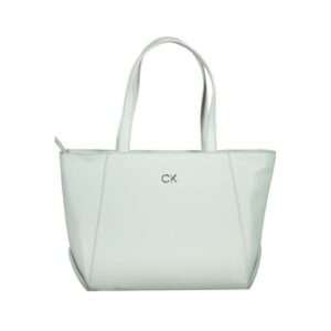 Bolso de mano Calvin Klein de polietileno azul claro para mujer