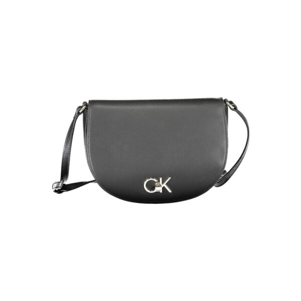 Bolso de mano de poliéster negro de Calvin Klein