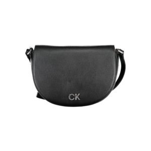 Bolso de hombro para mujer Calvin Klein Nero Poliuretano