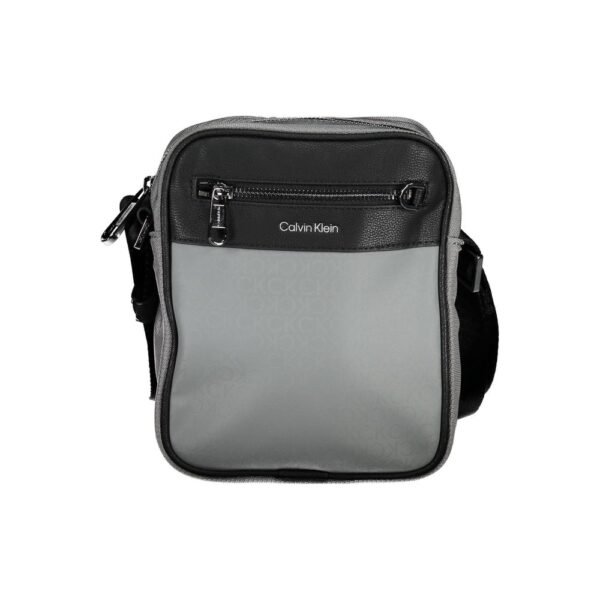 Bolso de hombro de poliuretano Calvin Klein Grigio para hombre