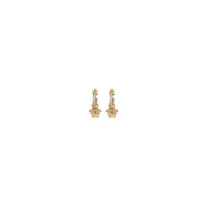 Pendientes de metal dorado de Versace