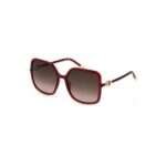 Gafas de sol Furla de policarbonato rojo para mujer
