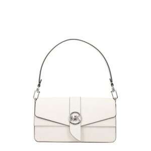 Bolso de mano de piel blanca de Michael Kors