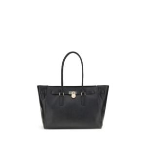 Bolso de hombro Bos Taurus de piel de becerro negro de Michael Kors