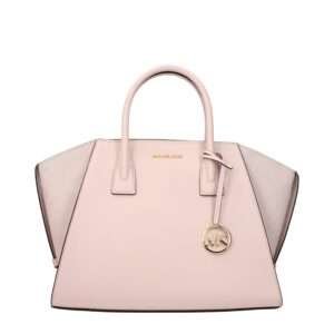 Bolso de mano de piel rosa de Michael Kors