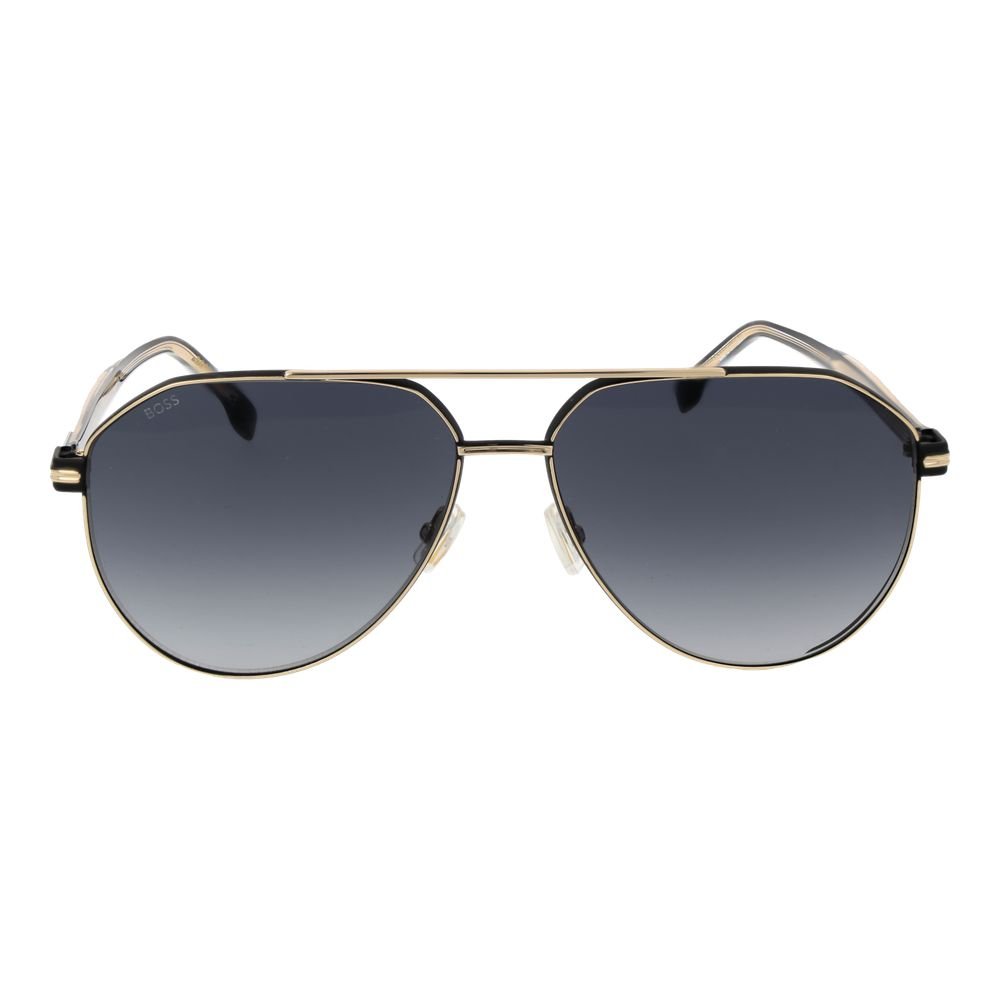 Gafas de sol Hugo Boss de acetato y metal dorado - Imagen 2