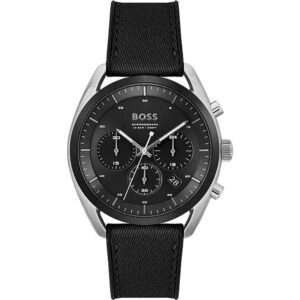 Reloj de vestir sintético negro Hugo Boss Original
