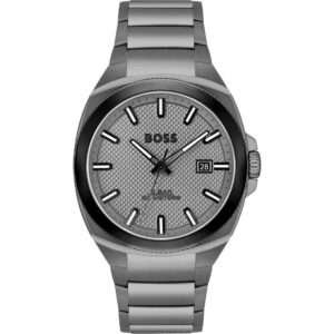 Reloj de vestir Hugo Boss de acero inoxidable gris