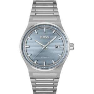 Reloj de vestir Hugo Boss de acero inoxidable gris