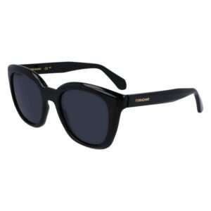 Gafas de sol inyectadas negras Ferragamo