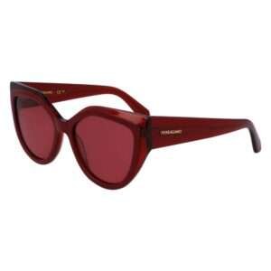 Gafas de sol Ferragamo de acetato rojo