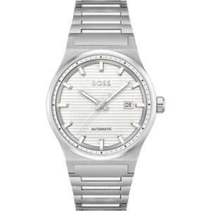 Reloj de vestir Hugo Boss de acero inoxidable gris