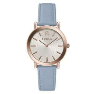 Reloj de vestir Furla de cuero azul