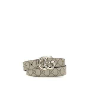 Cinturón Gucci Bos Taurus Regular de piel de becerro beige