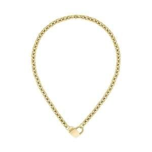Collar de acero inoxidable dorado de Hugo Boss