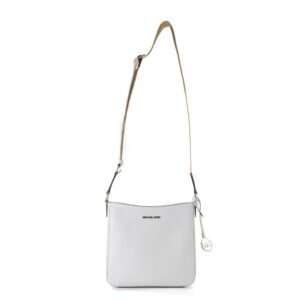 Bolso de hombro de lona blanca