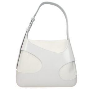 White Leather Shoulder Bag Salvatore Ferragamo