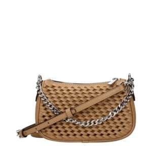 Bolso de mano de piel marrón de Michael Kors