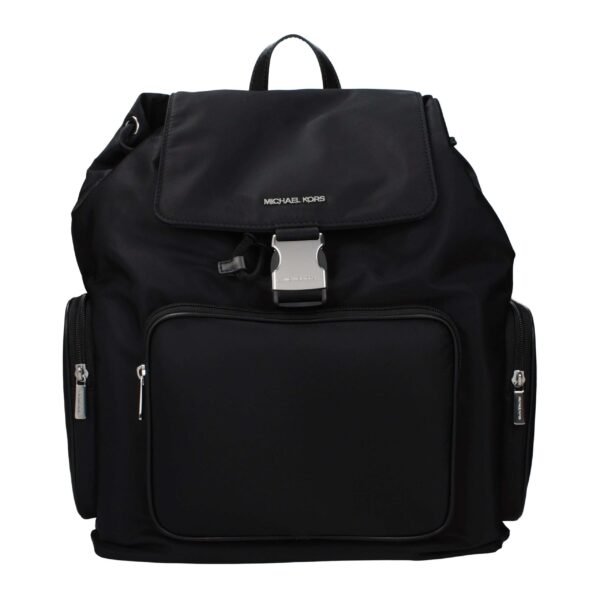 Black Fabric Backpack