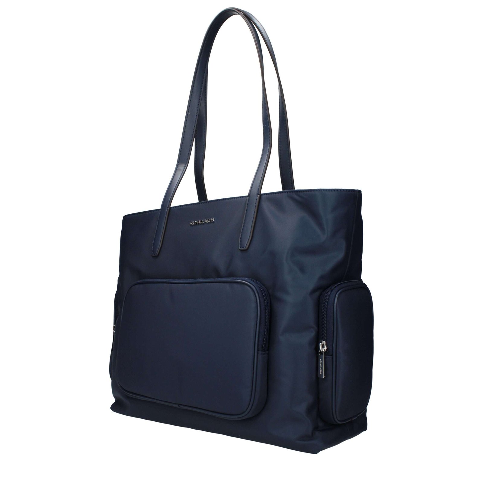 Blue Fabric Shoulder Bag - Imagen 2