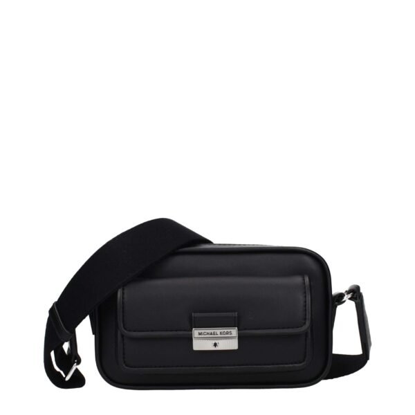 Black Leather Crossbody Bag