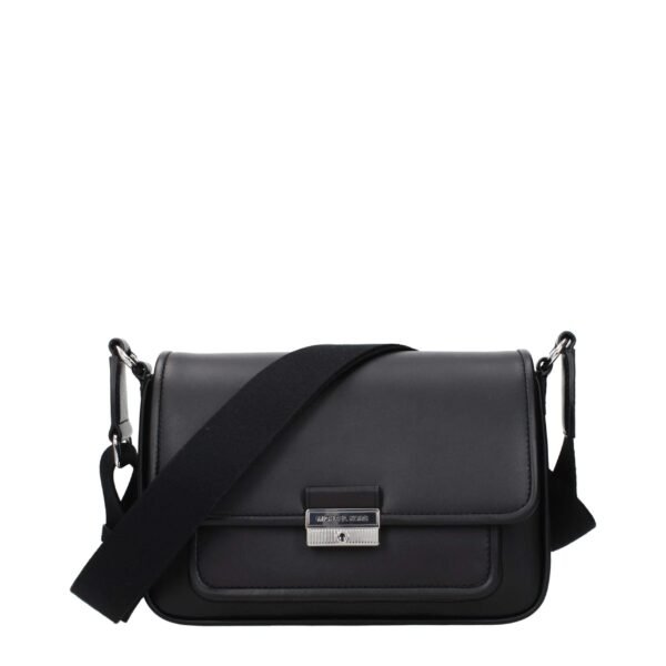 Black Leather Crossbody Bag