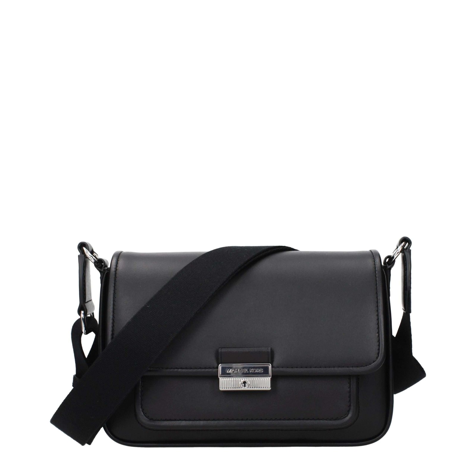 Black Leather Crossbody Bag