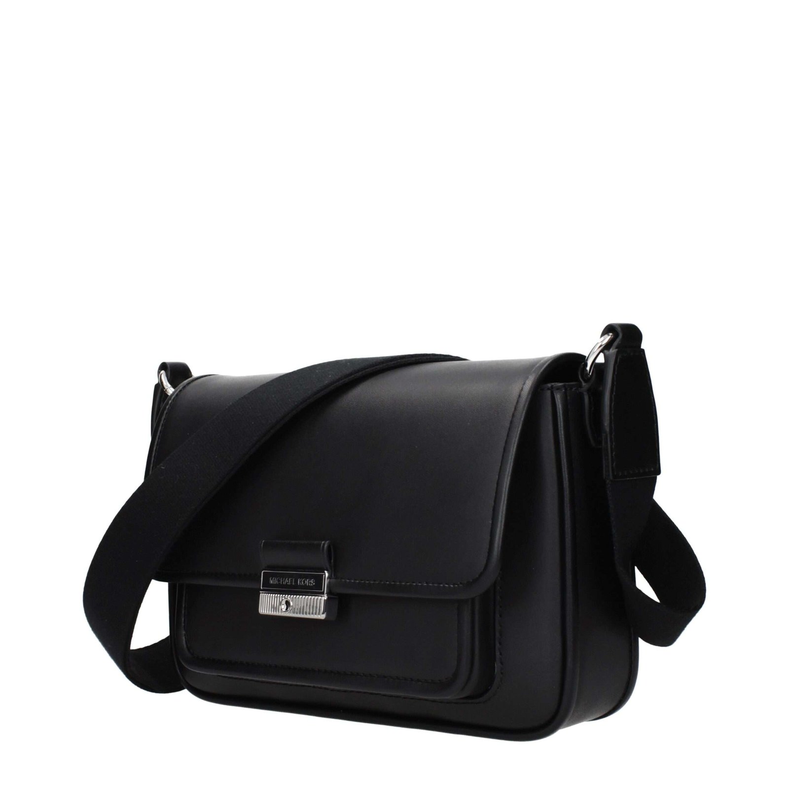 Black Leather Crossbody Bag - Imagen 2