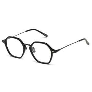 Black Stainless Steel Glasses (Frames)