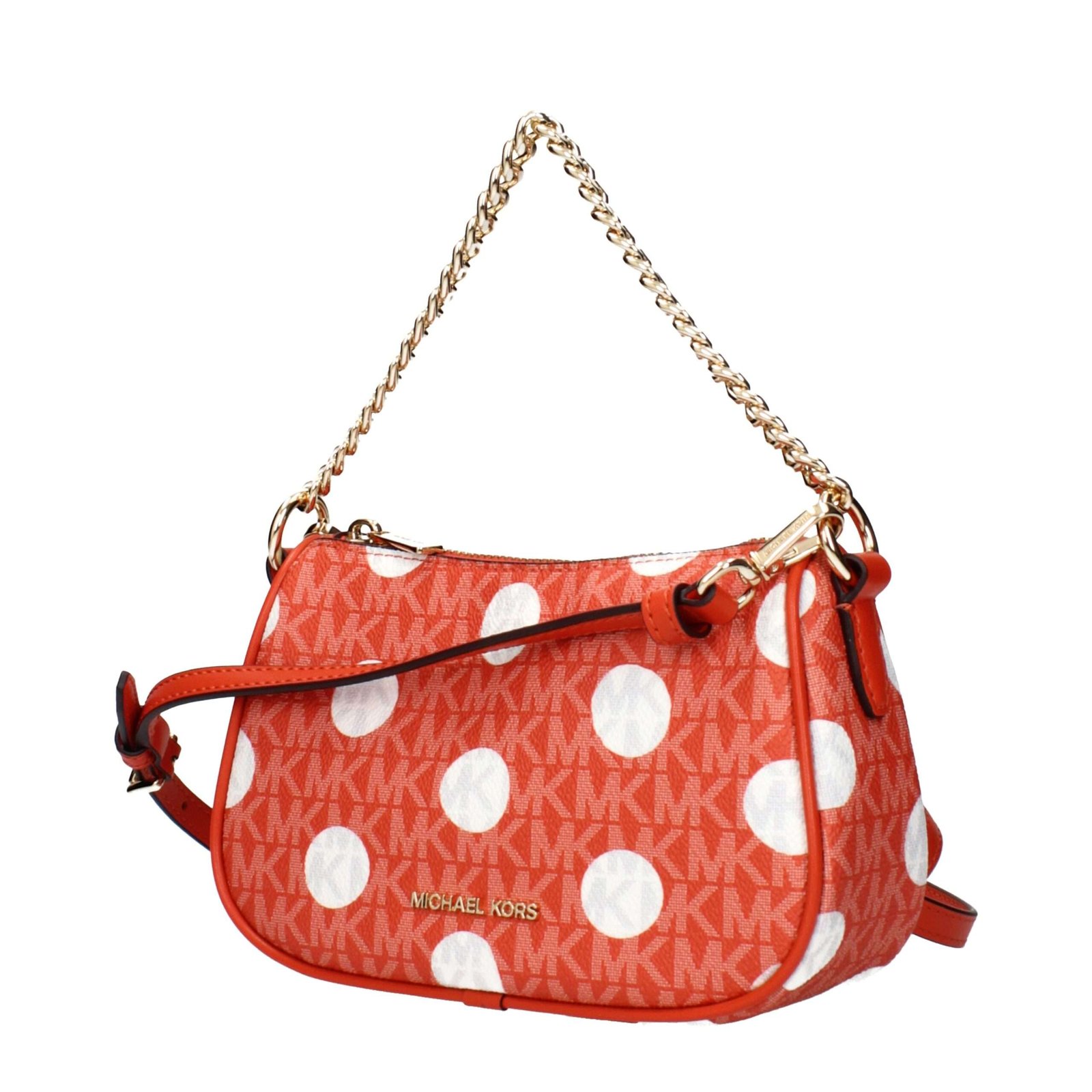 Red Fabric Handbag - Imagen 2