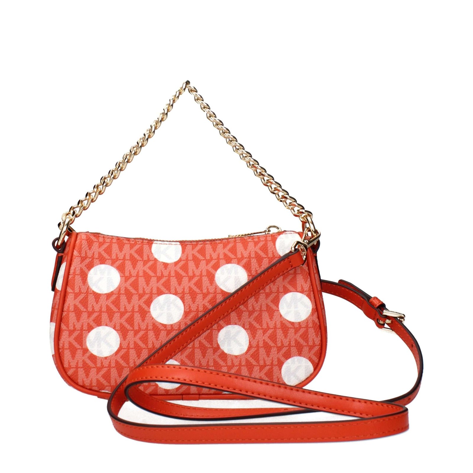 Red Fabric Handbag - Imagen 3