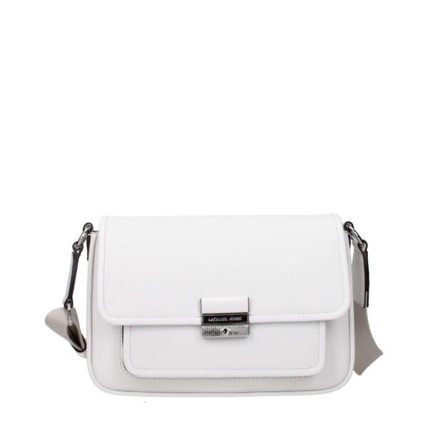 White Leather Crossbody Bag