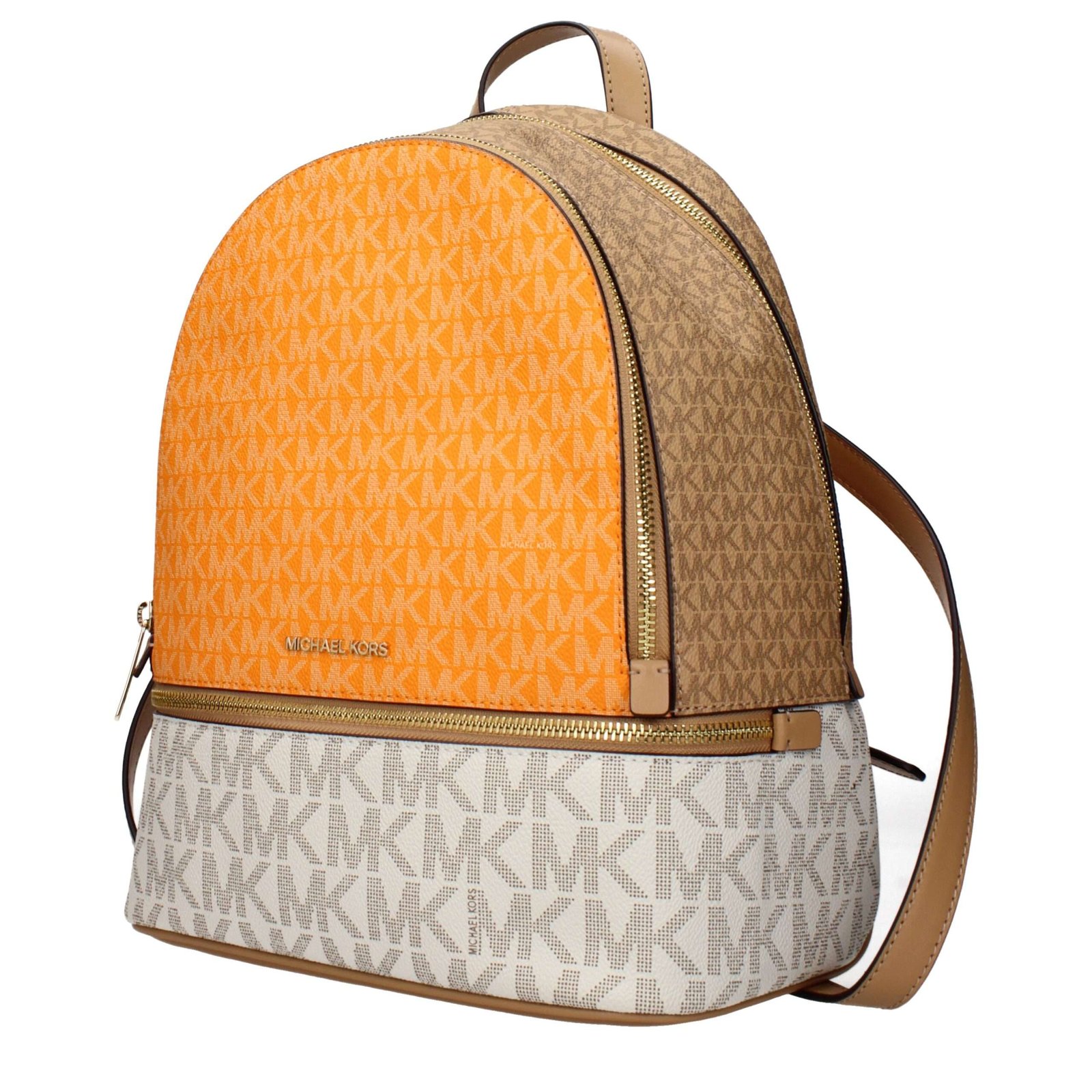 Beige Fabric Backpack - Imagen 2