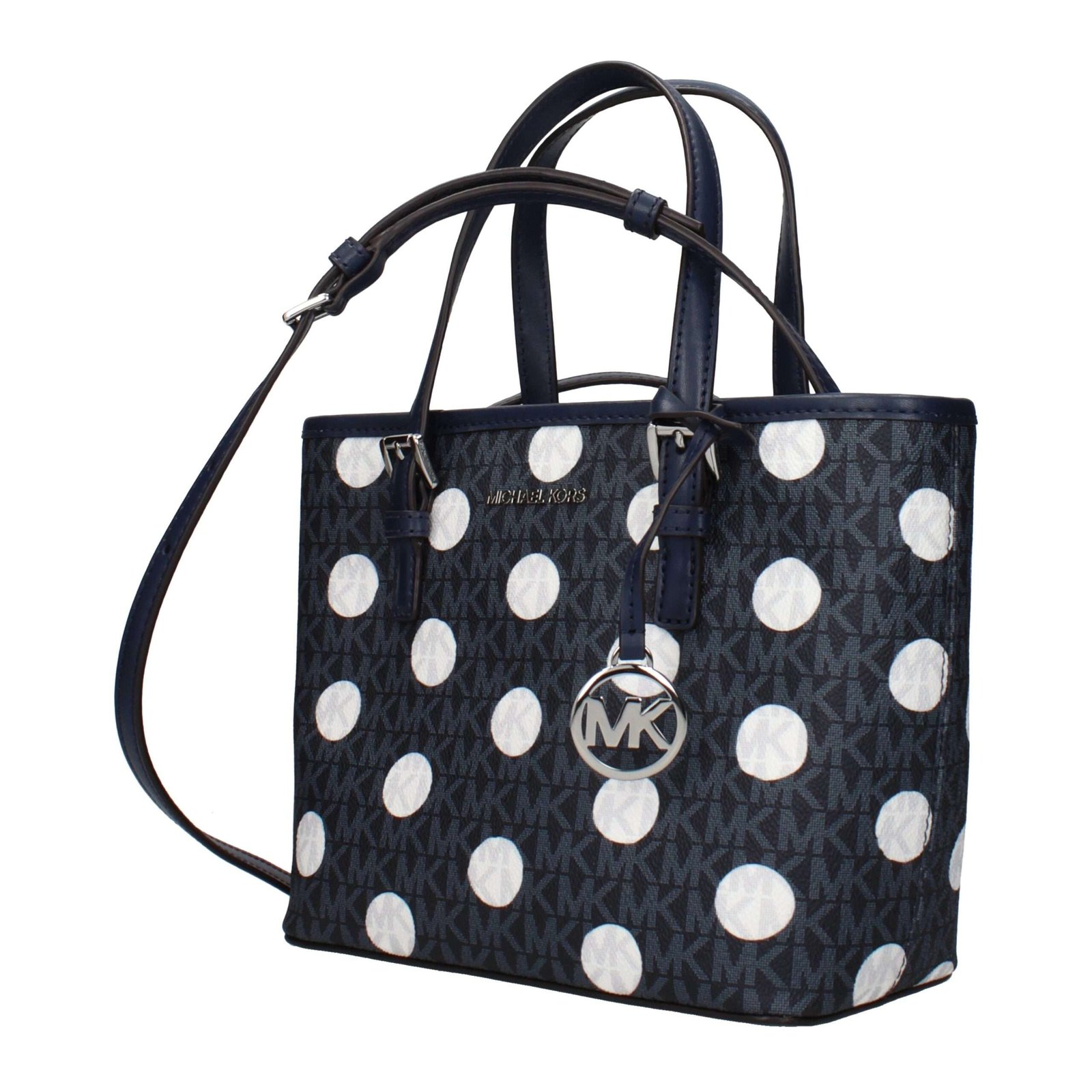Blue Fabric Handbag - Imagen 2