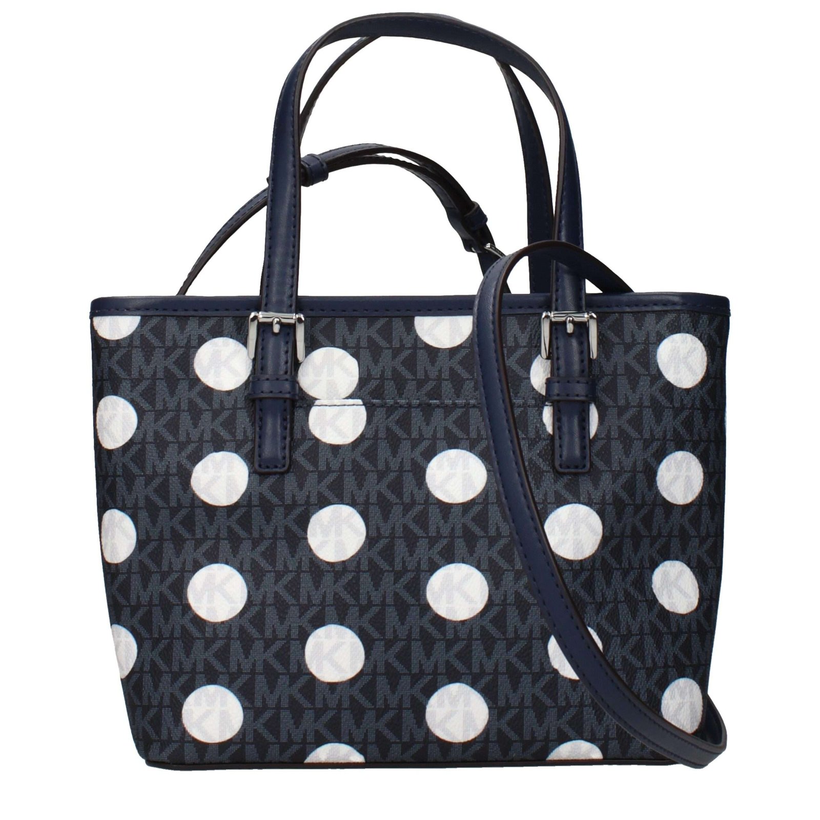 Blue Fabric Handbag - Imagen 3
