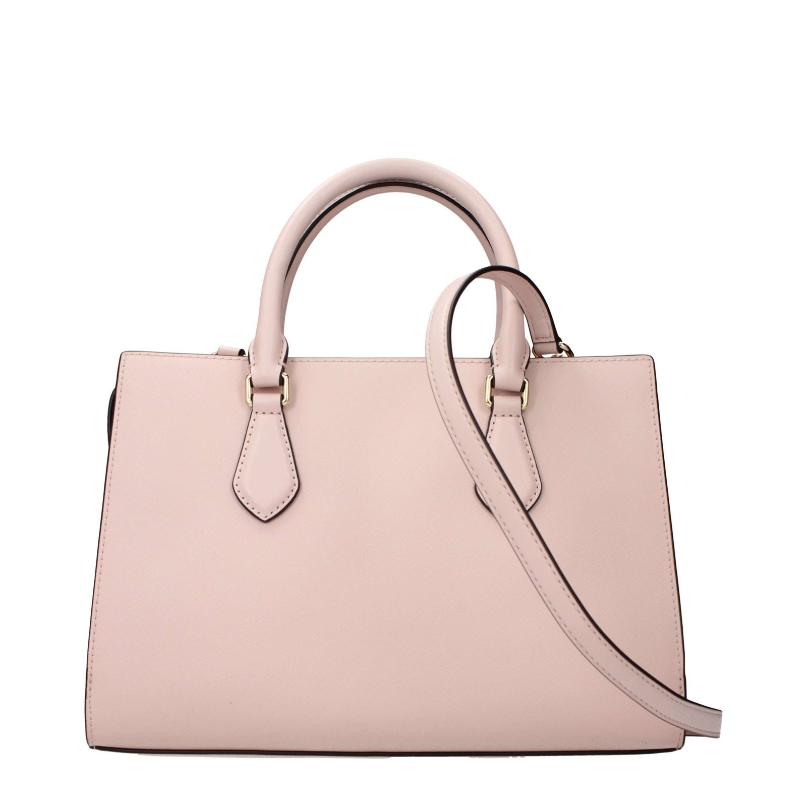 Pink Fabric Handbag - Imagen 3